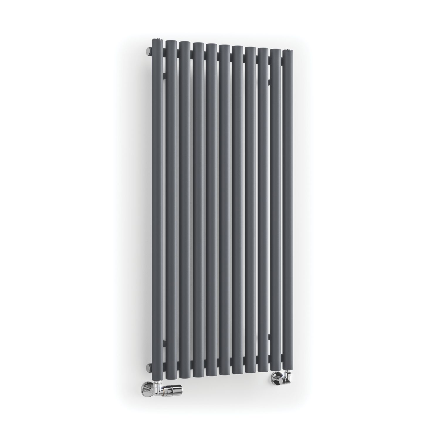 Terma Rolo Room 1200mm x 590mm 3028BTU Dark Grey Vertical Designer Radiator (394RH)