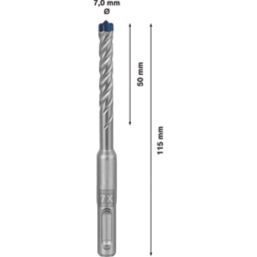 Bosch Expert SDS Plus Shank Masonry Drill Bit 7mm x 115mm