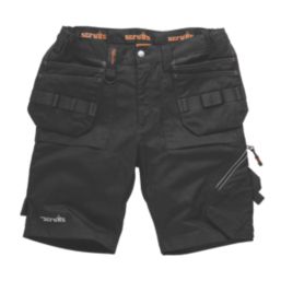 Scruffs Trade Flex Womens Holster Work Shorts Black Size 16