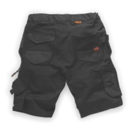 Scruffs Trade Flex Womens Holster Work Shorts Black Size 16