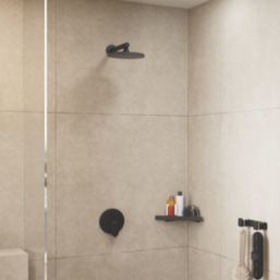 Hansgrohe Vernis Blend Adjustable Overhead Shower Head Matt Black 205mm