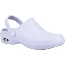 Safety Jogger Bestlight1 OB Size 6  White Waterproof Slip-On Occupational Work Shoes