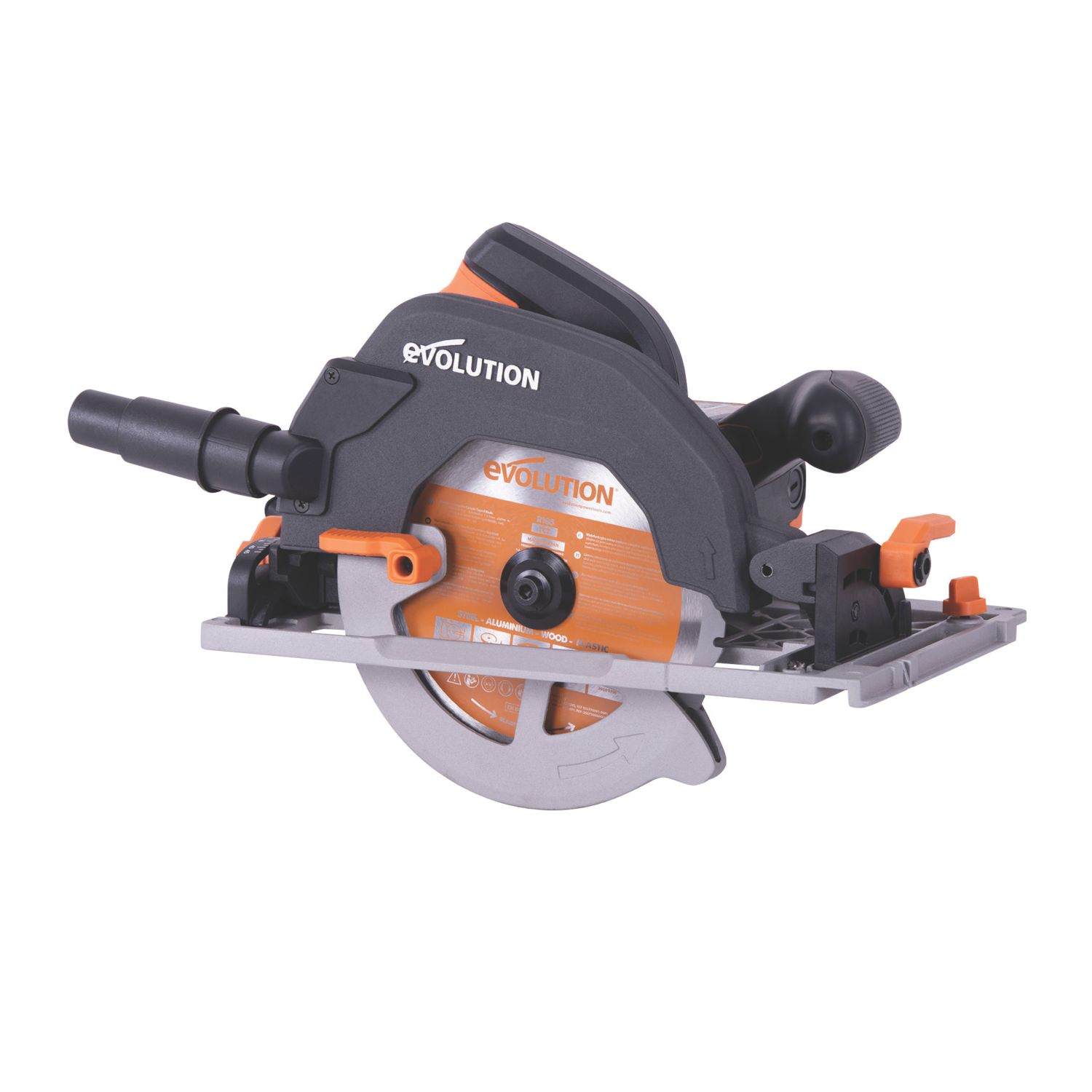 Evolution R185CCSX+ 1600W 185mm Electric Track Compatible Circular Saw 110V (394XV)