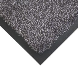 COBA COBAWash Entrance Mat Black/Steel 1.2m x 0.85m x 9mm