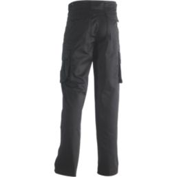 Herock Thor Work Trousers Black 40" W 33/35" L