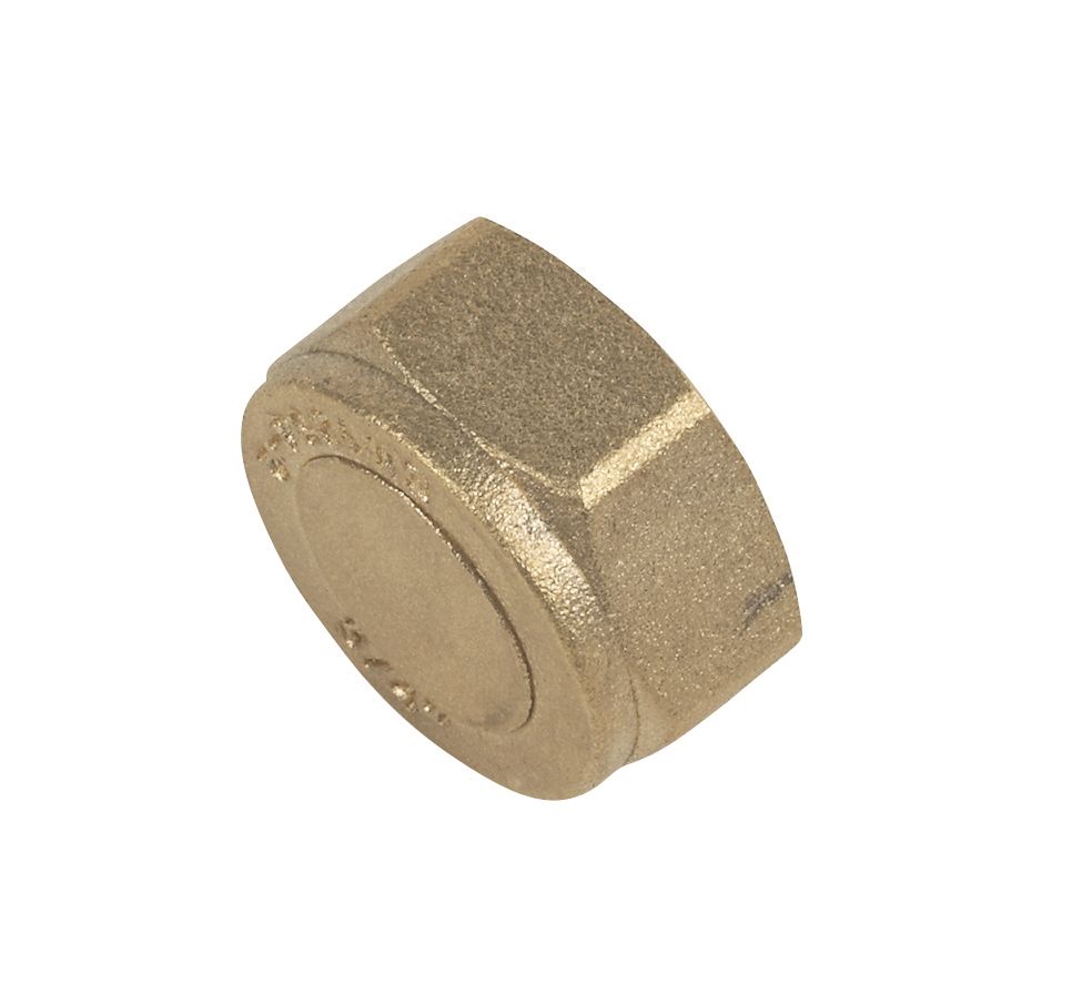 Compression Fitting Blanking Nut Cap Brass Pipe Plumbing Fittings