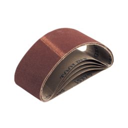 80 Grit  Cloth Sanding Belts 686mm x 50mm 5 Pack
