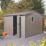 Rowlinson  Brentvale  9' x 9' (Nominal) Apex Metal Shed Grey