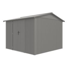 Rowlinson  Brentvale  9' x 9' (Nominal) Apex Metal Shed Grey