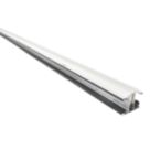 Radmat Building Materials  White 25mm Snap-Down Glazing Bar & End Cap 5000mm x 50mm