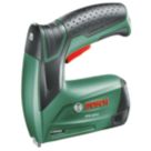 Bosch PTK 3.6 LI 8mm 3.6V 1 x 1.5Ah Li-Ion   Wide Crown Cordless Multi-Tacker