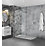 Splashwall Ravello Bathroom Wall Panel Matt Grey 600mm x 2420mm x 10mm