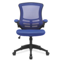 Nautilus Designs Luna Medium Back Task/Operator Chair Blue