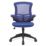 Nautilus Designs Luna Medium Back Task/Operator Chair Blue
