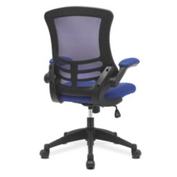 Nautilus Designs Luna Medium Back Task/Operator Chair Blue