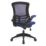Nautilus Designs Luna Medium Back Task/Operator Chair Blue