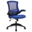 Nautilus Designs Luna Medium Back Task/Operator Chair Blue