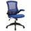 Nautilus Designs Luna Medium Back Task/Operator Chair Blue