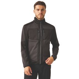 Regatta E-Volve Knit Stretch Midlayer Ash/Black Large 41.5" Chest