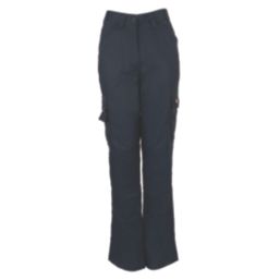 Dickies Flex Womens Everyday Trousers Navy Size 10 31" L