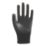 Site SWG420 PU Palm Gloves Black Medium