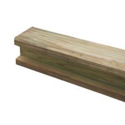 Forest Natural Timber Reeded Fence Posts 95mm x 95mm x 2.4m 6 Pack