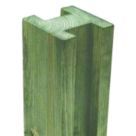 Forest Natural Timber Reeded Fence Posts 95mm x 95mm x 2.4m 6 Pack