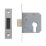 Smith & Locke Fire Rated  Nickel-Plated Euro Profile Deadlock 64mm Case - 44mm Backset