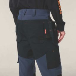 Hard Yakka Toughmaxx Lite Holster Work Trousers Dark Navy 38" W 32.5" L