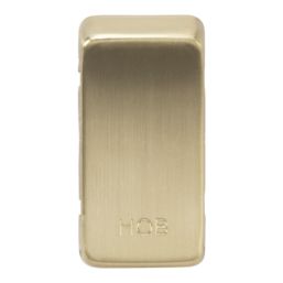 Knightsbridge 'HOB' Switch Cover Brushed Brass