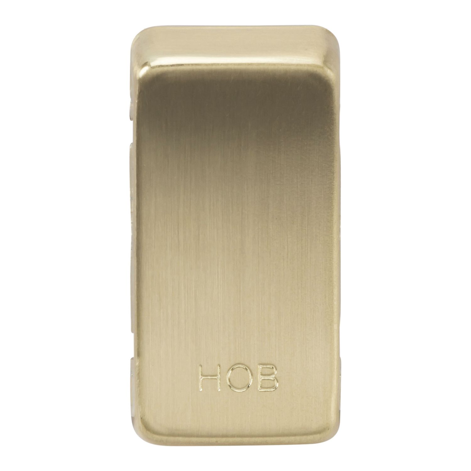 Knightsbridge 'HOB' Switch Cover Brushed Brass (396CT)