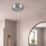 Varilight  6A 2-Way Pull Cord Switch Brushed Steel