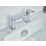 Bristan Frammento Chrome-Plated 150mm Deck Mounted Lever 2 Tap Holes Bath Mixer Tap