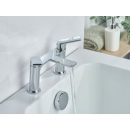 Bristan Frammento Chrome-Plated 150mm Deck Mounted Lever 2 Tap Holes Bath Mixer Tap