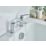 Bristan Frammento Chrome-Plated 150mm Deck Mounted Lever 2 Tap Holes Bath Mixer Tap