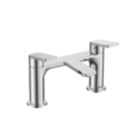 Bristan Frammento Chrome-Plated 150mm Deck Mounted Lever 2 Tap Holes Bath Mixer Tap