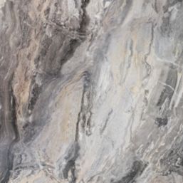 Multipanel  Unlipped Bathroom Wall Panel Gloss Cappuccino Stone 2400mm x 1200mm x 11mm