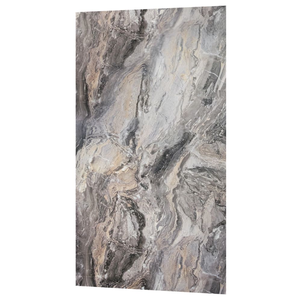 Multipanel  Unlipped Panel Gloss Cappuccino Stone 1200mm x 2400mm x 11mm