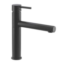 Streame by Abode Tower Top Single Lever Mono Mixer Kitchen Tap Matt Black