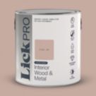 LickPro 2.5Ltr Pink 08 Satin Water-Based Trim Paint
