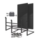 PowerXpress 800W Bifacial Plug-In Solar Power Kit with 2 x 460W Solar Panels and 800W Micro Inverter