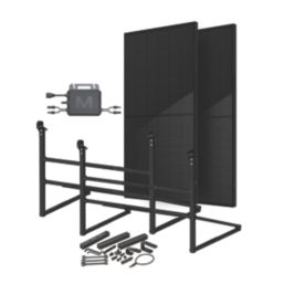 PowerXpress 800W Bifacial Plug-In Solar Power Kit with 2 x 460W Solar Panels and 800W Micro Inverter