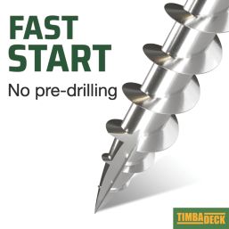 Timbadeck  PZ Double-Countersunk  Decking Screws 4.5mm x 75mm 500 Pack