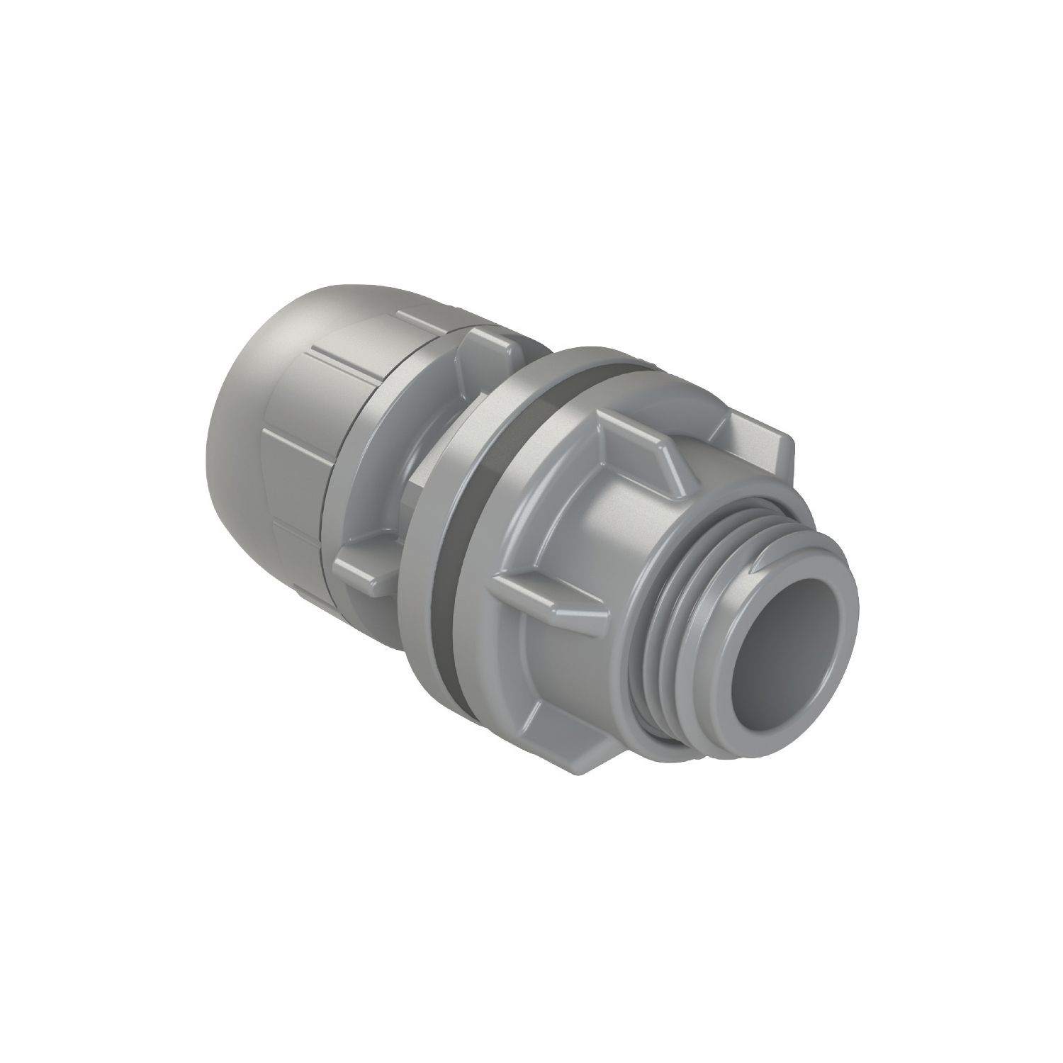 PolyPlumb Enhanced Plastic Push-Fit Tank Connector 15mm (396PY)