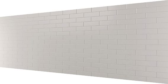 Splashwall White Composite Splashback 2440mm X 1220mm X 3mm - Screwfix