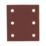 Flexovit  A203F 60/80/120 Grit 6-Hole Punched Multi-Material Sanding Sheets 114mm x 102mm 6 Pack