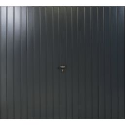 Gliderol Vertical 7' 6" x 6' 6" Non-Insulated Framed Steel Up & Over Garage Door Anthracite Grey