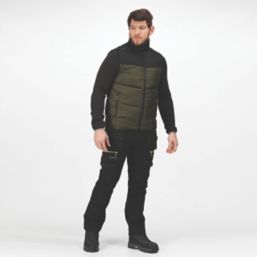 Regatta Tactical Regime Bodywarmer Dark Khaki/Black Small 37.5" Chest
