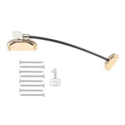 Smith & Locke  Window Restrictor Polished Gold 99mm