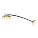 Smith & Locke  Window Restrictor Polished Gold 99mm